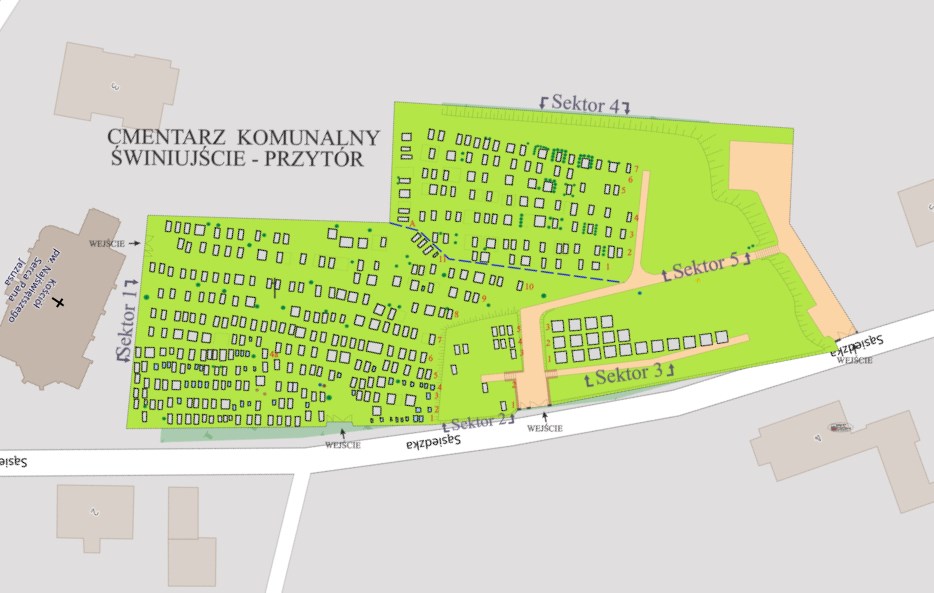 Obraz przedstawiający Cmentarz komunalny Świnoujscie-Przytór